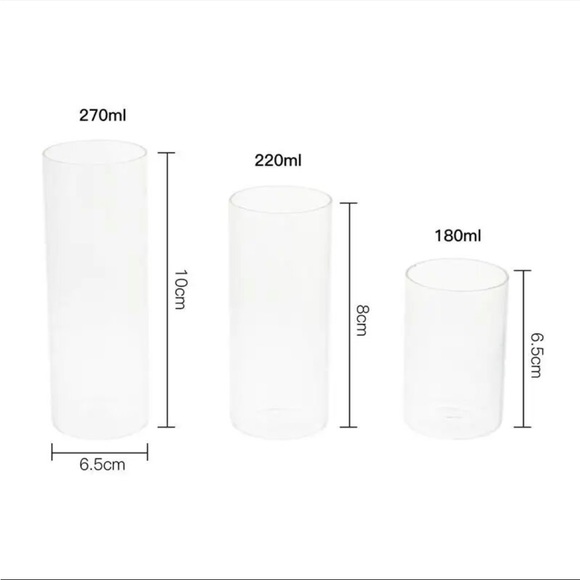 Tea light candle holders with tea lights - Picture 2 of 2